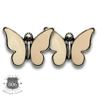Butterfly post earring - LC