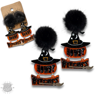 Howdy witches earring