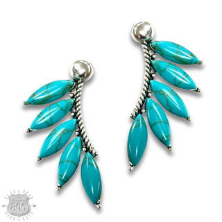 Marquise stone post earring - LC