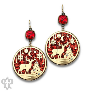 Laser Christmas scene with crystals from Swarovski®- LC