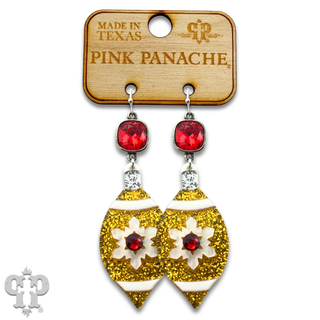 Christmas ornament earring with crystals from Swarovski®- LC
