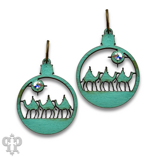 Wiseman earring with Austrian crystal