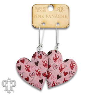 LOVE heart earring