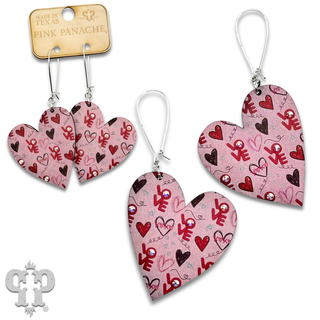 LOVE heart earring