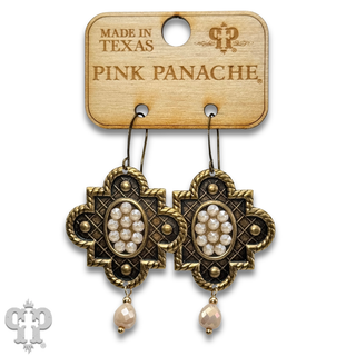 Art deco dangle chandelier earring