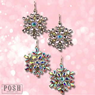 Rhinestone cluster earring