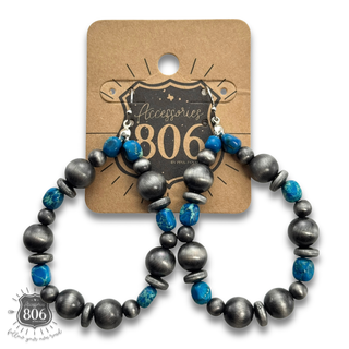 Western teardrop earring