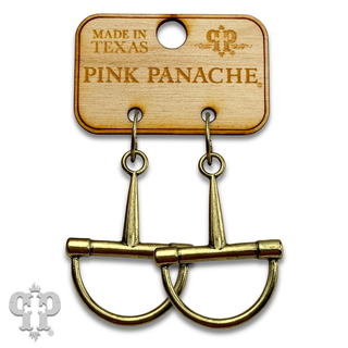 Horse bit equestrian charm earring