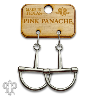 Horse bit equestrian charm earring