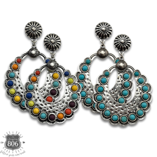 Western chandelier earring
