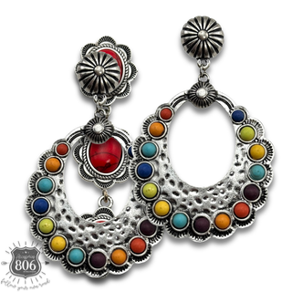 Western chandelier earring