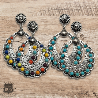 Western chandelier earring