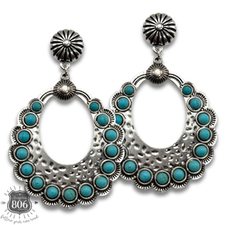 Western chandelier earring