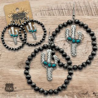 Western cactus earring