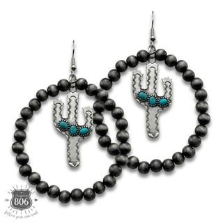Western cactus earring