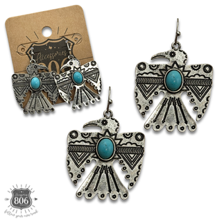 Western thunderbird earring