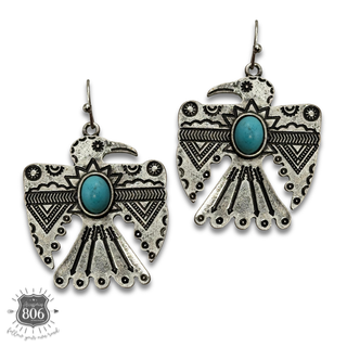 Western thunderbird earring