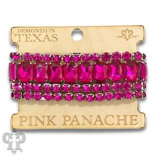 Four strand mixed rhinestone bracelet, two sizes