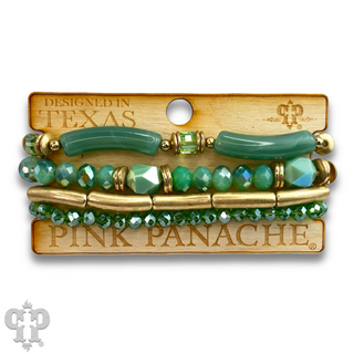 Bamboo tube bracelet set