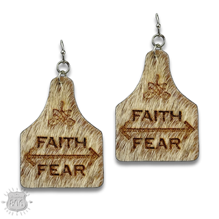 Western ear tag earring, last call