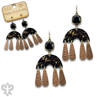 Raindrop earring with Austrian crystal