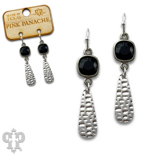 Raindrop earring with Austrian crystal