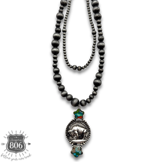 Buffalo nickel necklace