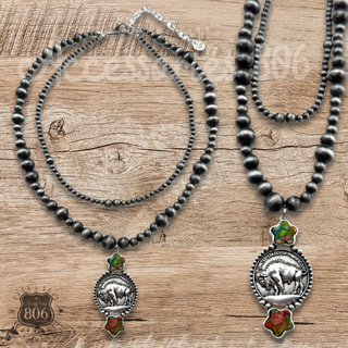 Buffalo nickel necklace
