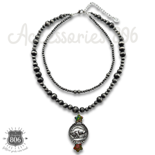 Buffalo nickel necklace