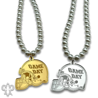 Game Day helment necklace