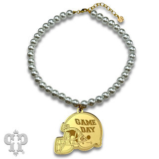 Game Day helment necklace