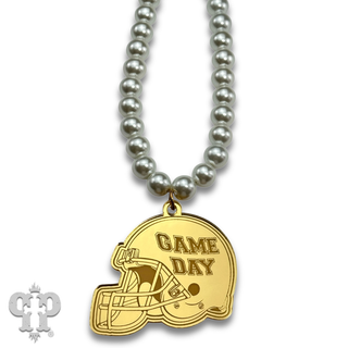 Game Day helment necklace