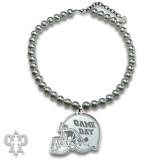 Game Day helment necklace