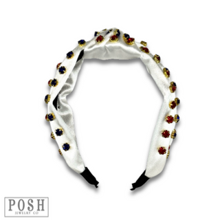 Patriotic rhinestone headband