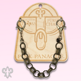 Chunky bronze purse chain