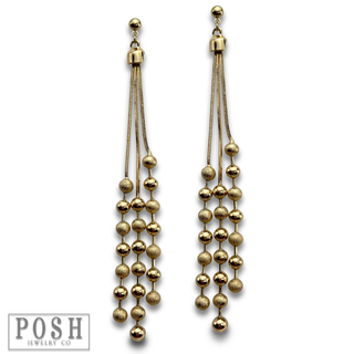 Chain fringe earring - LC