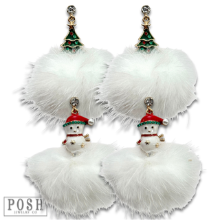 Christmas theme earring - LC