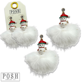 Christmas theme earring - LC