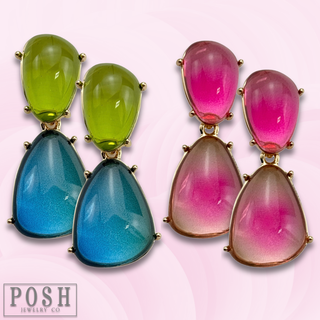 Bubble double earring - LC