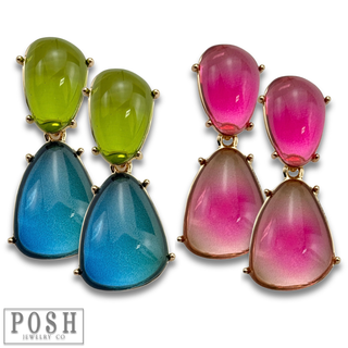 Bubble double earring - LC