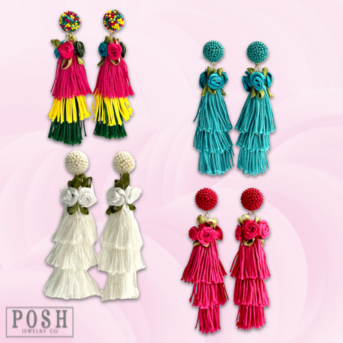 Fiesta fringe earring