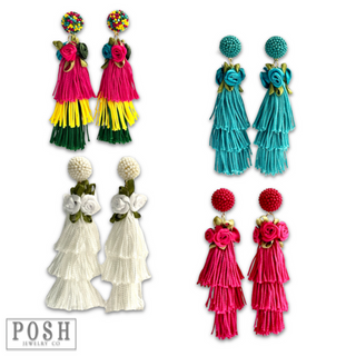 Fiesta fringe earring