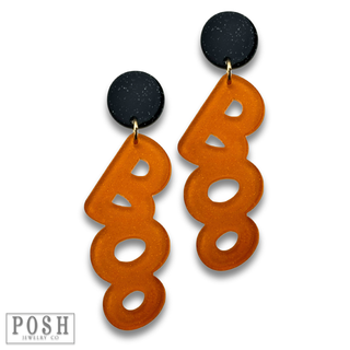 BOO acrylic earring