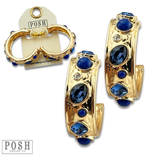 Bling hoop earring