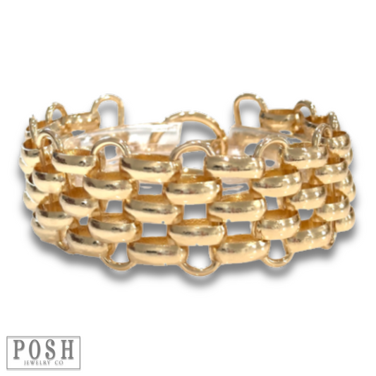 Panther chain bracelet