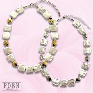 Pearl bead necklace