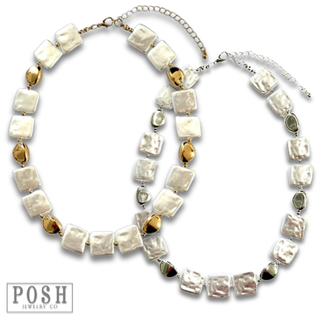 Pearl bead necklace