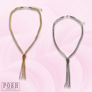 Double chain necklace