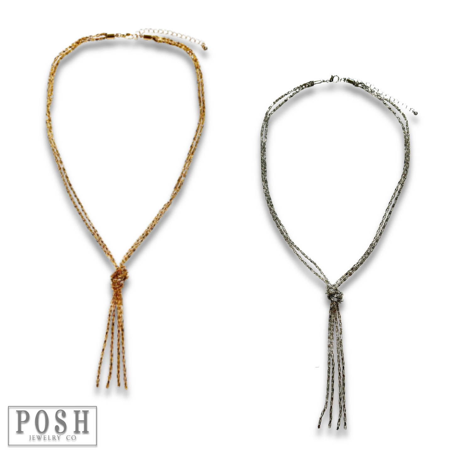 Double chain necklace
