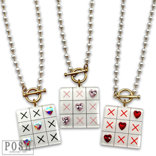 Valentine game pendant necklace